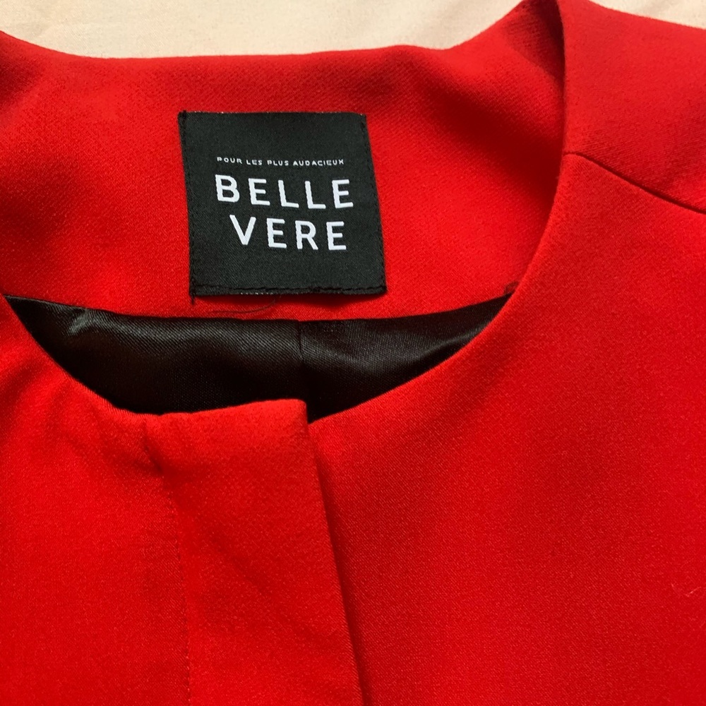 Red dress coat